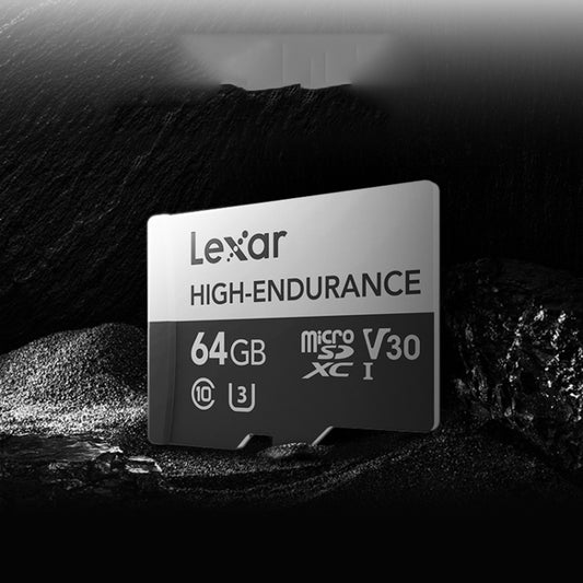 Lexar MicroSDHC 64GB High-endurance Memory Card Driving Recorder Security Monitoring TF Card Video Card by Lexar