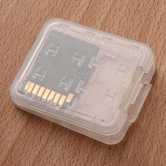 10 PCS Mini Transparent Multifunctional Storage Card Box by buy2fix
