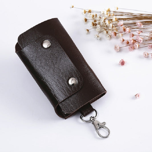 2 PCS Leather Car Key Cover Key Case(Coffee) by buy2fix