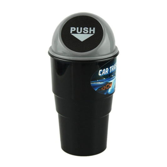 Universal Car Trash Bin Car Garbage Can Rubbish Dust Case Holder Bin Automobile Storage Bucket(Dark Gray) by buy2fix