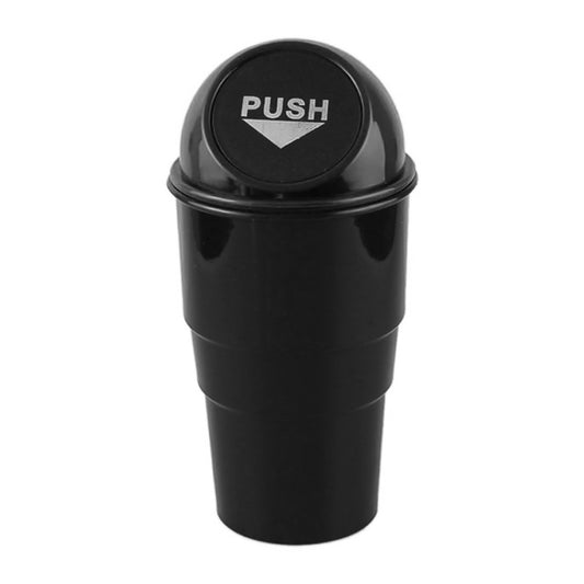 Universal Car Trash Bin Car Garbage Can Rubbish Dust Case Holder Bin Automobile Storage Bucket(Black) by buy2fix