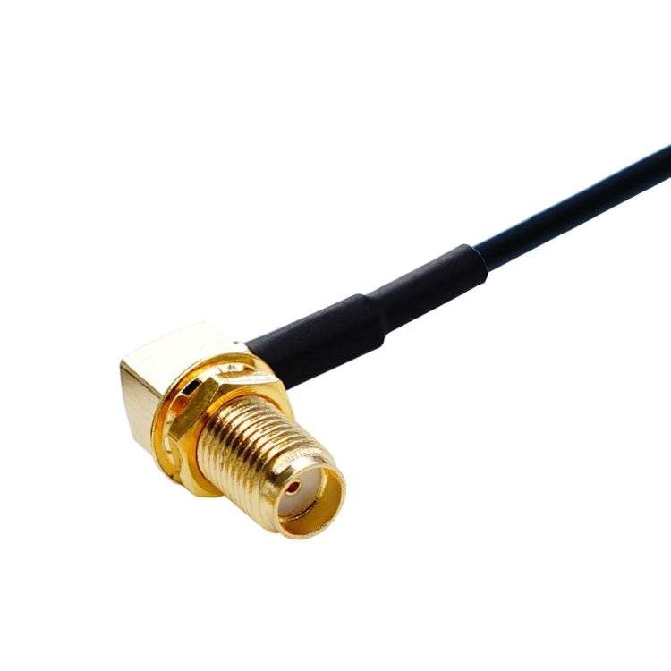 20cm SMA Male Elbow to Fakra Z Female Connector Adapter RG174 Cable by buy2fix