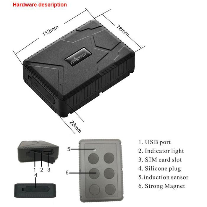 TK915 Magnetic Vehicle 2G GSM GPS Real Time Tracking Tracker by buy2fix