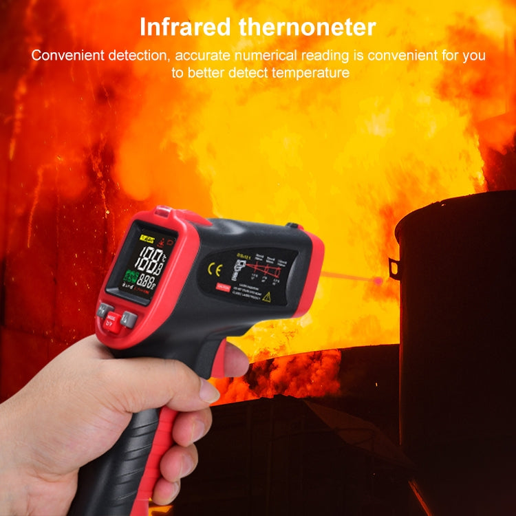 Wintact WT323A -50 Degree C~650 Degree C Handheld Portable Outdoor Non-contact Digital Infrared Thermometer by Wintact