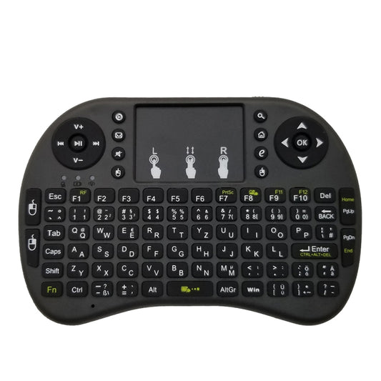 Support Language: German i8 Air Mouse Wireless Keyboard with Touchpad for Android TV Box & Smart TV & PC Tablet & Xbox360 & PS3 & HTPC/IPTV by buy2fix