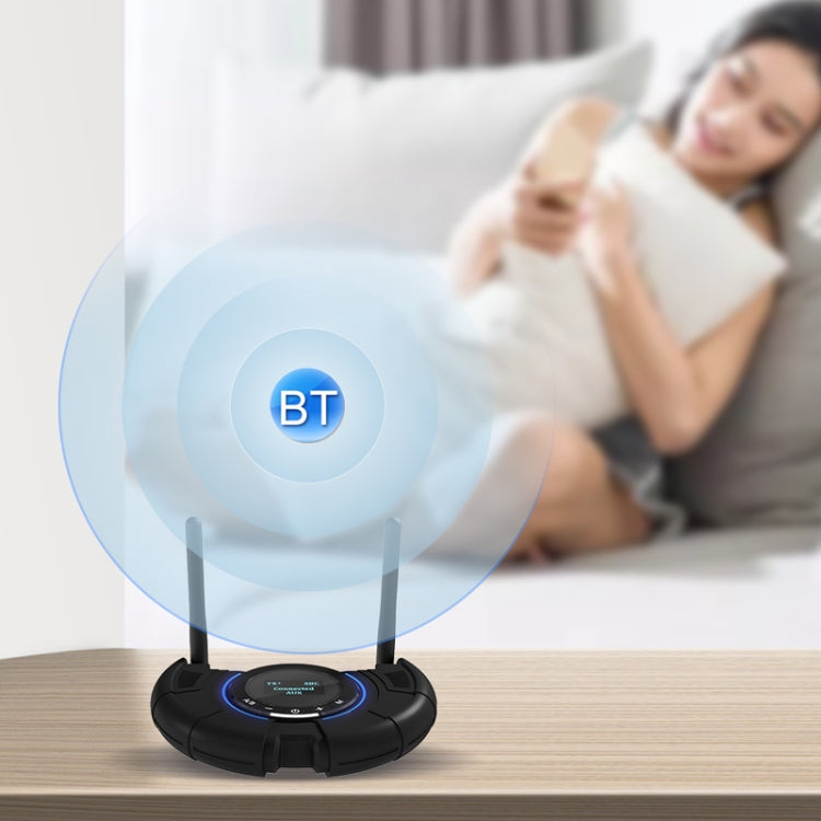 TX800 Optical Fiber Bluetooth 5.0 Transmitter Receiver Audio Adapter with Dual Antennas & OLED Display by buy2fix