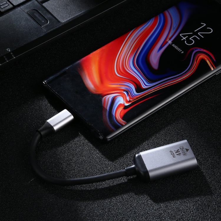 4K 60HZ Mini DP Female to Type-C / USB-C Male Connecting Adapter Cable by buy2fix