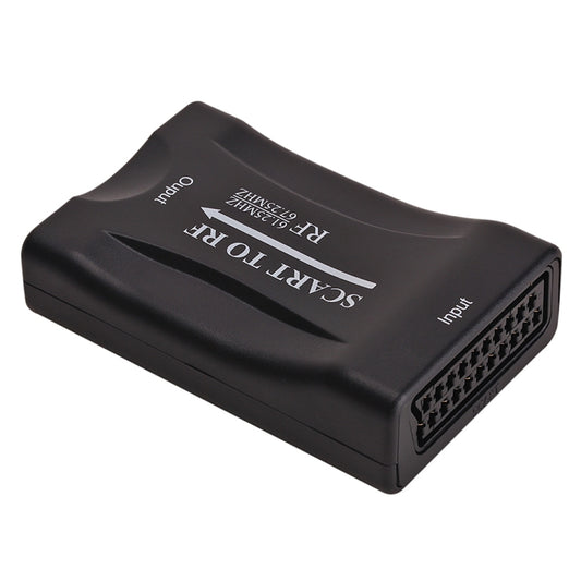SCART to RF Video Converter, Support RF67.25MHz, 61.25MHz by buy2fix