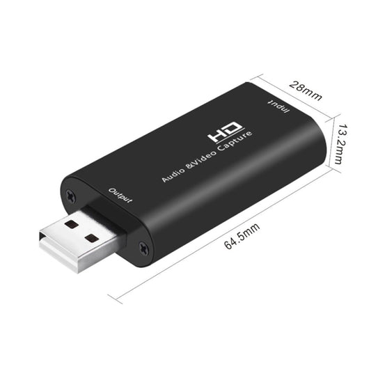 Z32 HDMI Female to HDMI Female Audio Video Capture Adapter Box by buy2fix