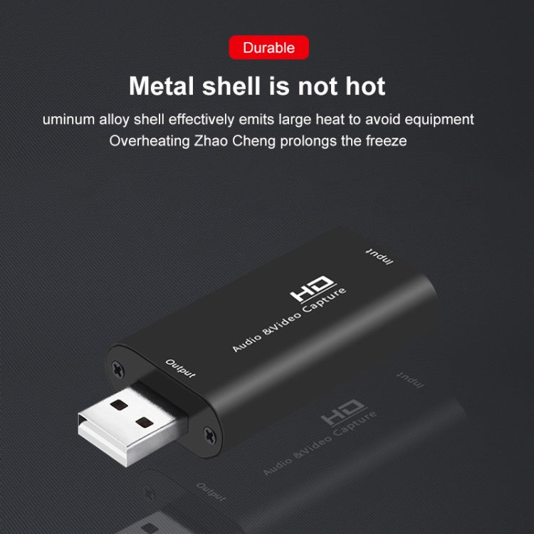 Z32 HDMI Female to HDMI Female Audio Video Capture Adapter Box by buy2fix