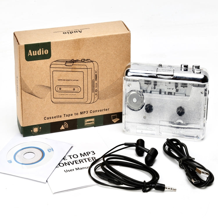 TON010 Type-C Convert Cassette Tape To MP3 (Transparent) by buy2fix