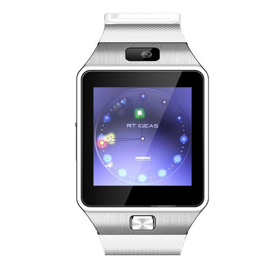 DZ09 1.56 inch Screen Bluetooth 3.0 Android 4.1 OS Above Smart Watch Phone with Bluetooth Call & Call Reminder & Sleep Monitor & Pedometer & Sedentary Reminder & Calendar & SMS & Audio and Video Player & Anti-loss Function(White) by buy2fix