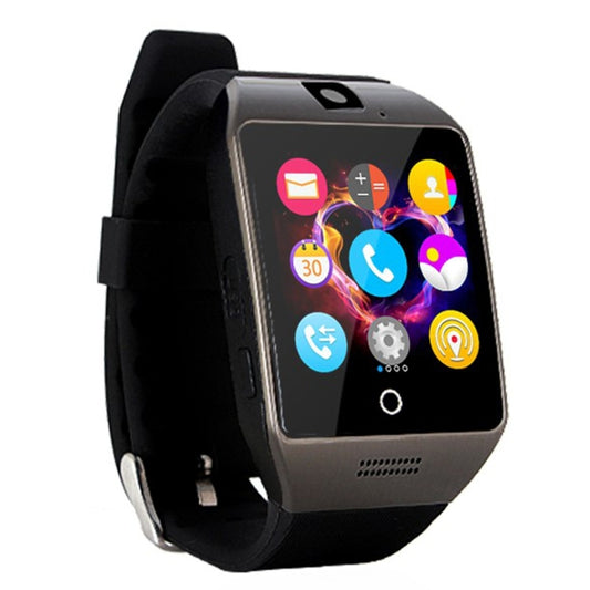 Q18S 1.54 inch IPS Screen MTK6260A Bluetooth 3.0 Smart Watch Phone, Pedometer / Sedentary Reminder / Sleeping Monitor / Anti-Loss / Remote Camera / GSM / 0.3M Camera (Black + Grey) by buy2fix
