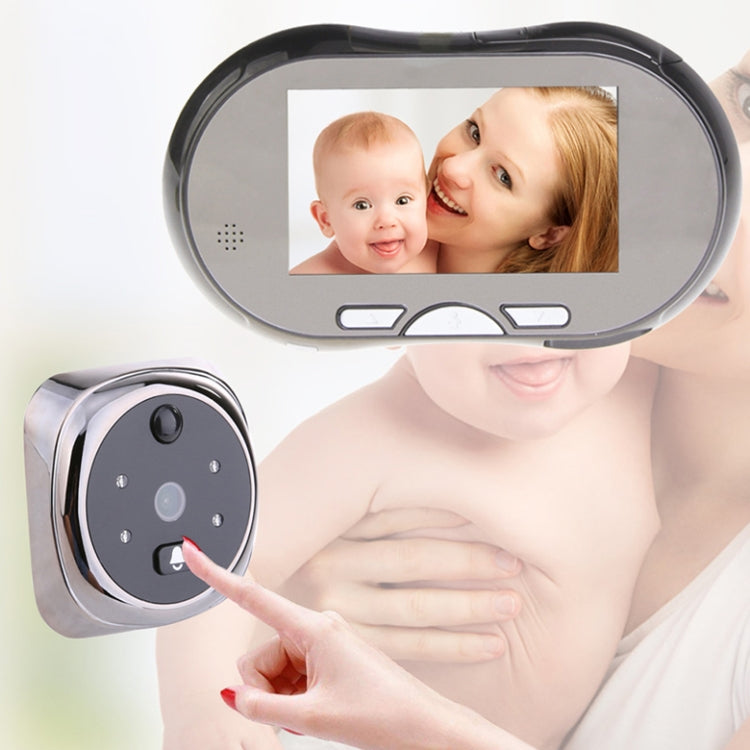M3506 4.3 inch TFT Color Display Screen 2.0MP Security Camera Video Smart Doorbell Peephole Viewer by buy2fix