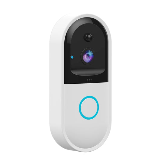 B50 720P Smart WiFi Video Visual Doorbell, Support Phone Remote Monitoring & Night Vision & SD Card (White) by buy2fix