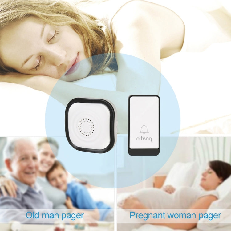 AITENG V029J Wireless Batteryless WIFI Doorbell, US Plug by AITENG