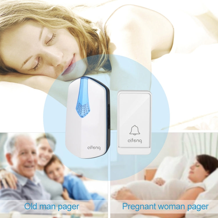 AITENG V026J Wireless Batteryless WIFI Doorbell, UK Plug by AITENG