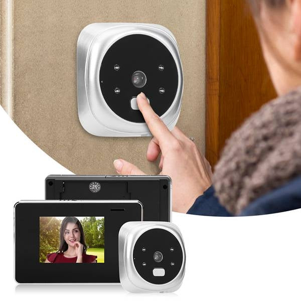 2.8Y 2.8 inch Screen 0.3MP Security Camera Peephole Viewer Digital Peephole Door Bell by buy2fix