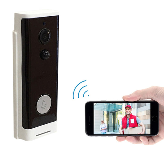 M200A 1080P WiFi Intelligent Round Button Video Doorbell, Support Infrared Motion Detection & Adaptive Rate & Two-way Intercom & Remote / PIR Wakeup(White) by buy2fix