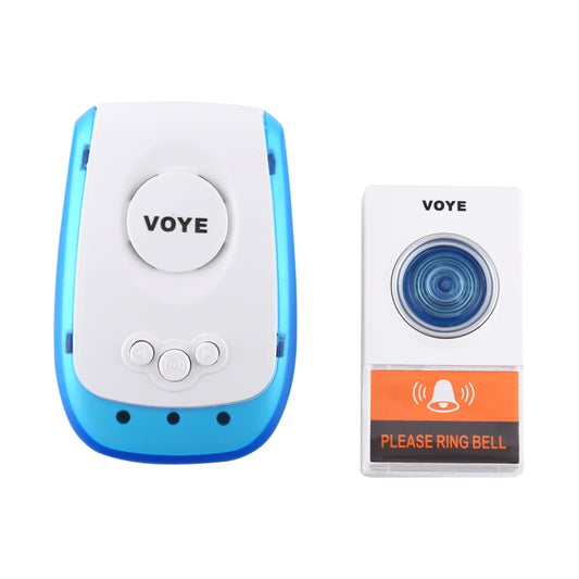 VOYE V009A Home Music Remote Control Wireless Doorbell with 38 Polyphony Sounds, US Plug (White) by VOYE