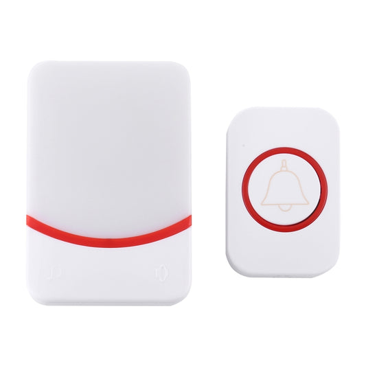 CMF1188 Home Music Remote Control Wireless Doorbell with 38 Ringtones & Colorful Flashing Lights + Ringtones / Ringtones / Colorful Flashing Lights 3-Modes (White) by buy2fix