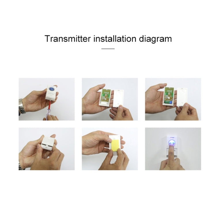 CMF1188 Home Music Remote Control Wireless Doorbell with 38 Ringtones & Colorful Flashing Lights + Ringtones / Ringtones / Colorful Flashing Lights 3-Modes (White) by buy2fix