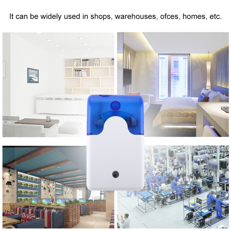 103 Mini Strobe Siren Durable Home Security Alarm System (Blue) by buy2fix