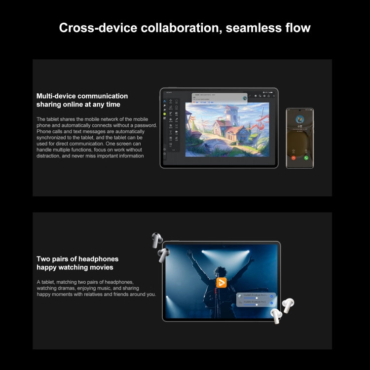 HUAWEI MatePad Air 11.5 inch WIFI DBY2-W00 8GB+256GB, HarmonyOS 3.1 Qualcomm Snapdragon 888 Octa Core, Support Dual WiFi / BT / GPS, Not Support Google Play(Blue) by Huawei