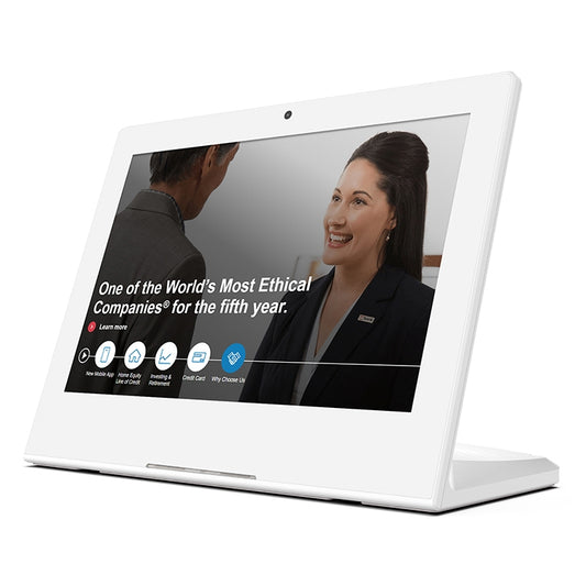 WL1012T 10.1 inch IPS Screen All in One PC, 2GB+16GB, Android 8.1, Quad Core Cortex A17, 1.8G, RK3288, Support RJ45 & Bluetooth & WiFi & TF Card & HDMI (White) by buy2fix