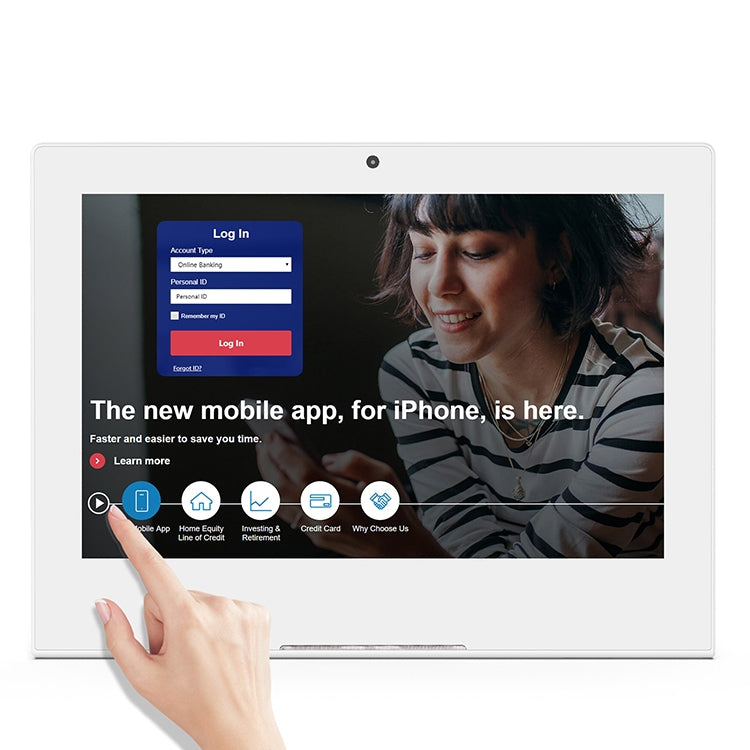 10.1 inch IPS Screen All in One PC, 1GB+16GB, Android 6.0, Quad Core Cortex A17, 1.2G, RK3128, Support RJ45 & Bluetooth & WiFi & TF Card & HDMI (White) by buy2fix