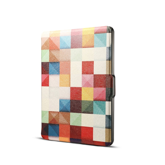 Colors Magic Cube Print Horizontal Flip PU Leather Protective Case for Amazon Kindle Paperwhite 1 & 2 & 3 with Sleep / Wake-up by buy2fix