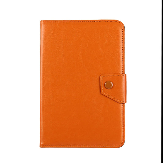 10 inch Tablets Leather Case Crazy Horse Texture Protective Case Shell with Holder for Asus ZenPad 10 Z300C, Huawei MediaPad M2 10.0-A01W, Cube IWORK10(Orange) by buy2fix