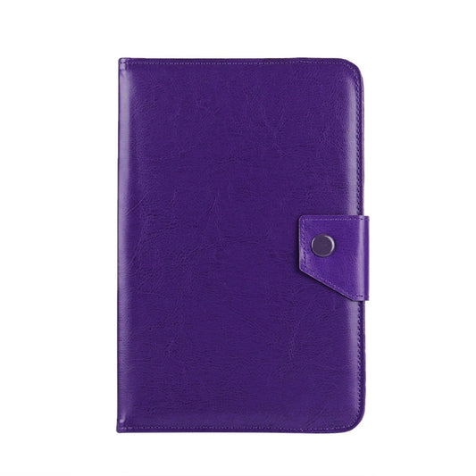 10 inch Tablets Leather Case Crazy Horse Texture Protective Case Shell with Holder for Asus ZenPad 10 Z300C, Huawei MediaPad M2 10.0-A01W, Cube IWORK10(Purple) by buy2fix