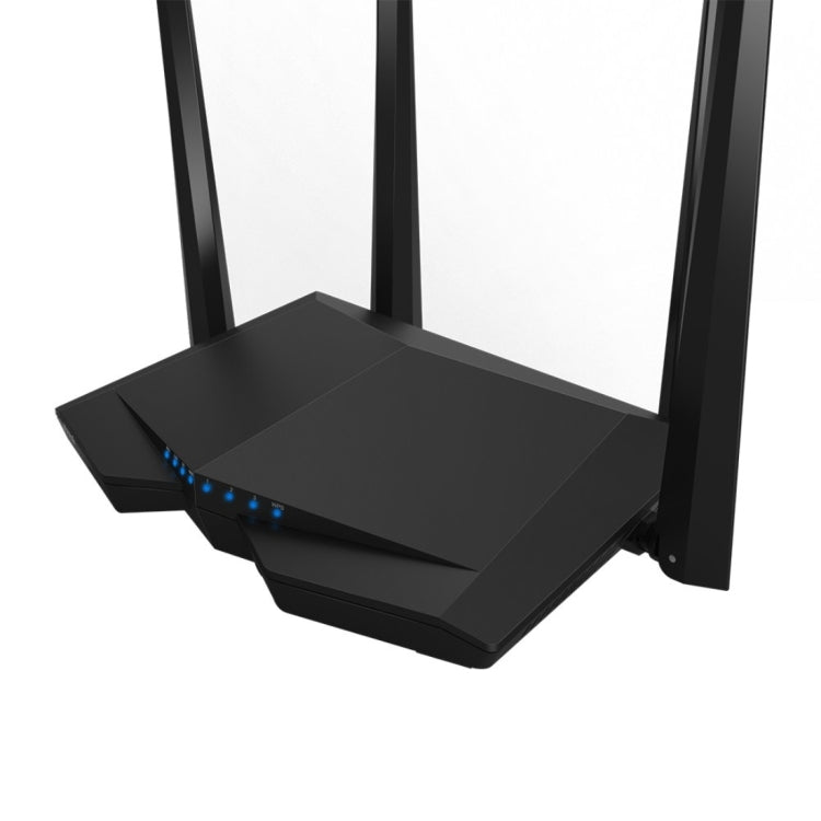 Tenda AC6 AC1200 Smart Dual-Band Wireless Router 5GHz 867Mbps + 2.4GHz 300Mbps WiFi Router with 4*5dBi External Antennas(Black) by Tenda
