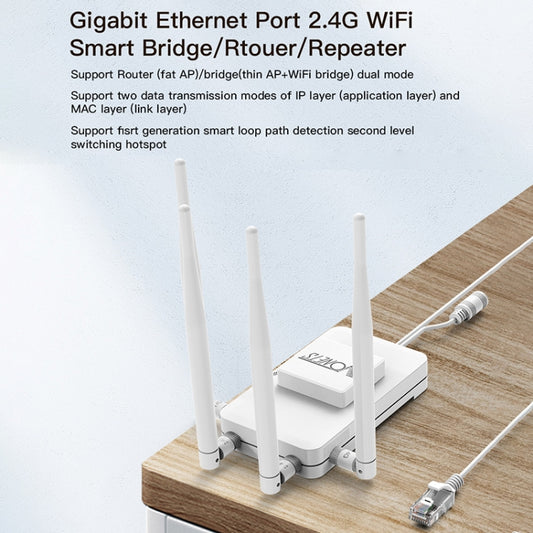 VONETS VAR600-H 600Mbps Wireless Bridge WiFi Repeater, With DC Adapter Set by VONETS