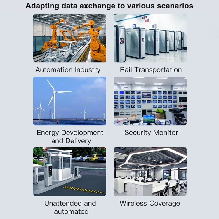 VONETS VSP510 5 Ports Ethernet Gigabit Switch with DC Adapter + Rail Fixing Buckle Set by VONETS
