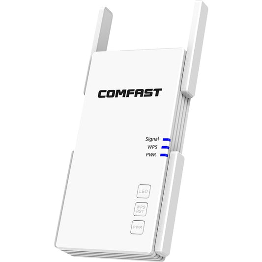 COMFAST CF-AC2100 2100Mbps Wireless WIFI Signal Amplifier Repeater Booster Network Router with 4 Antennas, EU Plug by COMFAST