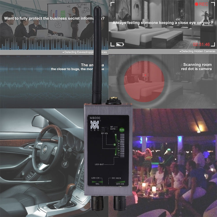 M8000 Multi-functional Detector Anti-Spy Anti-Monitor, Anti-Tracker by buy2fix