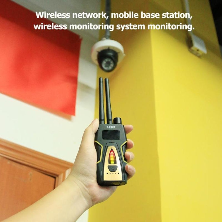 T-8000 RF Signal Detector GSM Audio Finder GPS Scan Detector (Silver) by buy2fix