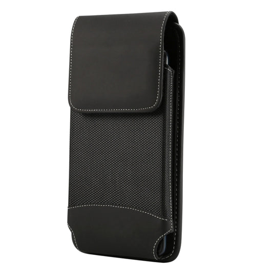 Universal Hanging Waist Oxford Cloth Case for 6.4-6.5 inch Mobile Phones, with Carabiner(Black) by buy2fix