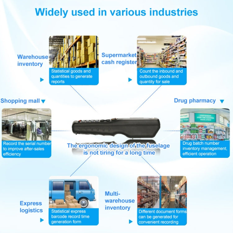 NEWSCAN NS8103L One-dimensional Laser Wireless Barcode Scanner Collector by NEWSCAN