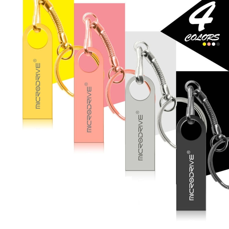 MicroDrive 8GB USB 2.0 Metal Waterproof High Speed U Disk(Pink) by MicroDrive