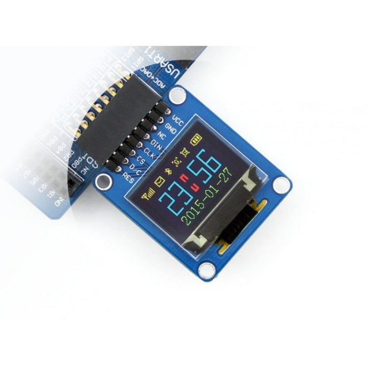 Waveshare 0.95 inch RGB OLED (A), SPI Interface, Curved Horizontal Pinheader by Waveshare