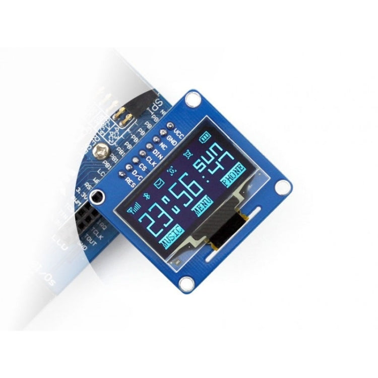 Waveshare 1.3 inch 128*64 OLED, SPI/I2C interfaces, Straight Vertical Pinheader by Waveshare