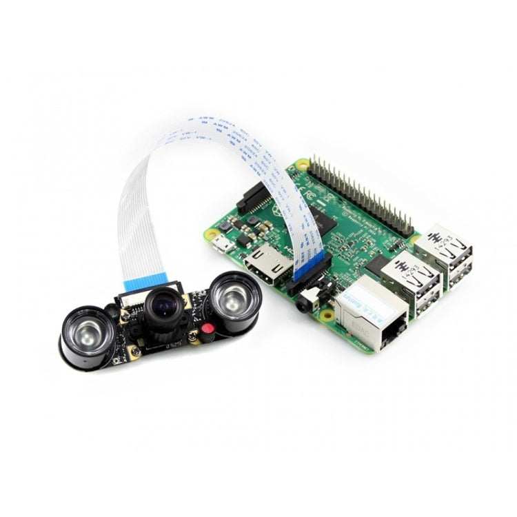 Waveshare RPi Camera (F) Adjustable-Focus Camera Module, Supports Night Vision by Waveshare