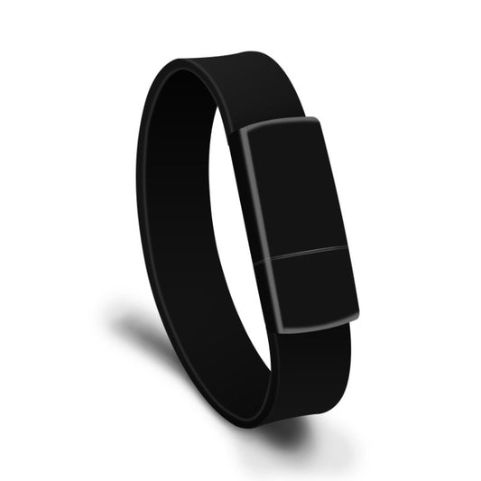 MicroDrive 16GB USB 2.0 Fashion Bracelet Wristband U Disk (Black) by MicroDrive