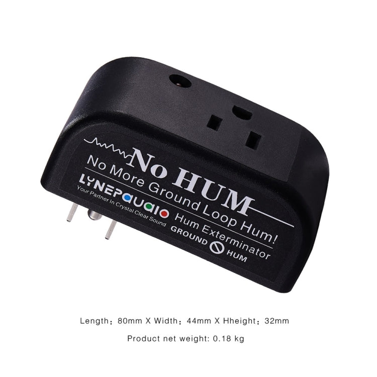 LINEPAUDIO B983 AC Ground Circuit No-Hum Buzz Eliminator, US Plug (Black) by buy2fix