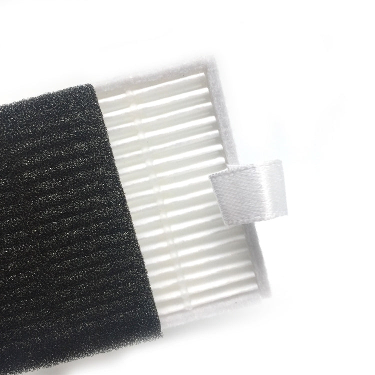 XI297 3 Pairs K614 Side Brushes + 5 PCS K636 Rags + 6 PCS I207 Filters+ 5 PCS G604 Magic Adhesive Stickers for ILIFE A4 by buy2fix