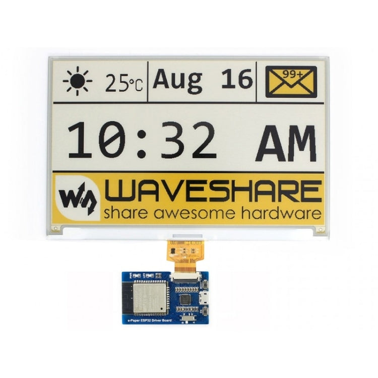 Waveshare Universal e-Paper Raw Panel Driver Board, ESP32 WiFi / Bluetooth Wireless by Waveshare