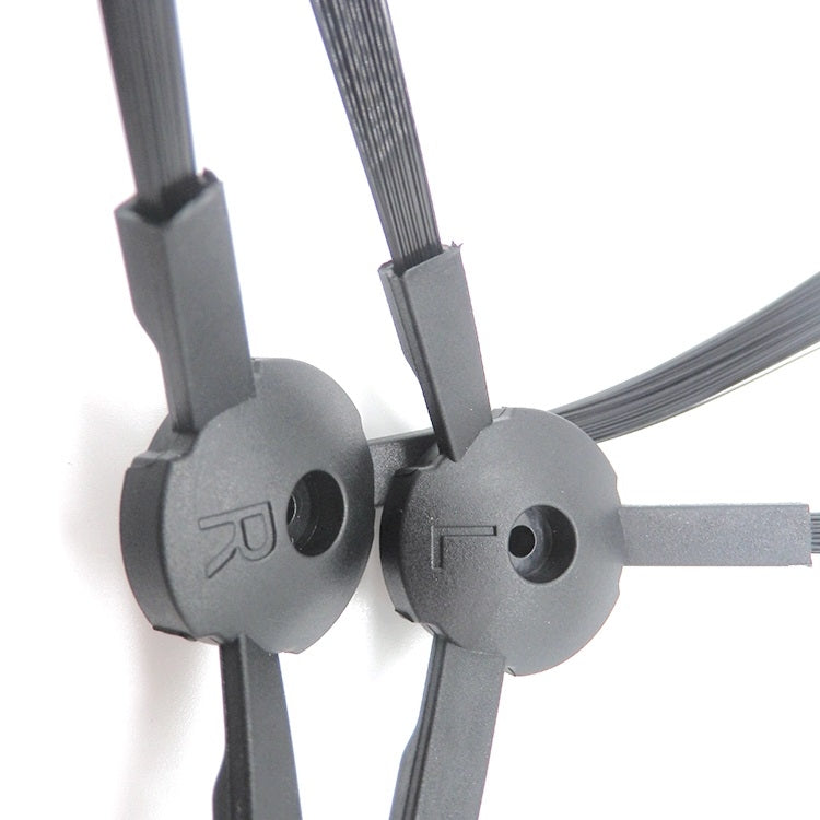 XI246 5 Pairs K614 Side Brushes + 2 PCS I201 Rags Set for ILIFE V3S Pro / V3S / V5S Pro / V50 / V5S by buy2fix